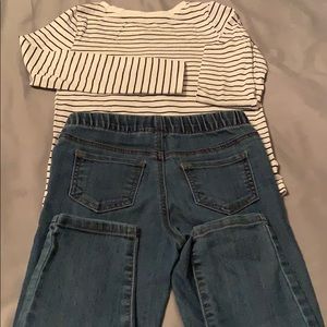 Toddler Girls' Long Sleeve Sparkle T-Shirt